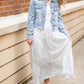 Light Blue Denim Jean Jacket Tops