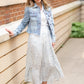 Light Blue Denim Jean Jacket Tops