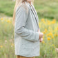 Light Charcoal Knit Blazer Tops Polygram