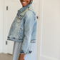Light Denim Button Crop Jean Jacket - FINAL SALE Layering Essentials
