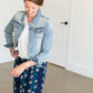 Light Denim Button Crop Jean Jacket - FINAL SALE Layering Essentials