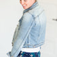 Light Denim Button Crop Jean Jacket - FINAL SALE Layering Essentials