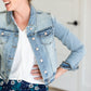 Light Denim Button Crop Jean Jacket - FINAL SALE Layering Essentials