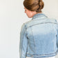 Light Denim Button Crop Jean Jacket - FINAL SALE Layering Essentials