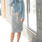 Light Denim Button Crop Jean Jacket - FINAL SALE Layering Essentials