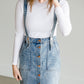 Light Denim Pinafore Skirt Skirts