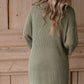 Light Knit Cardigan With Open Knit Bell Sleeves Shirt Cozy Co