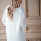 Light Knit Cardigan With Open Knit Bell Sleeves Shirt Cozy Co