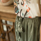 Light Olive Tie Waist Midi Skirt - FINAL SALE Skirts