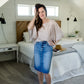 Light Wash Classic Midi Skirt - FINAL SALE Skirts