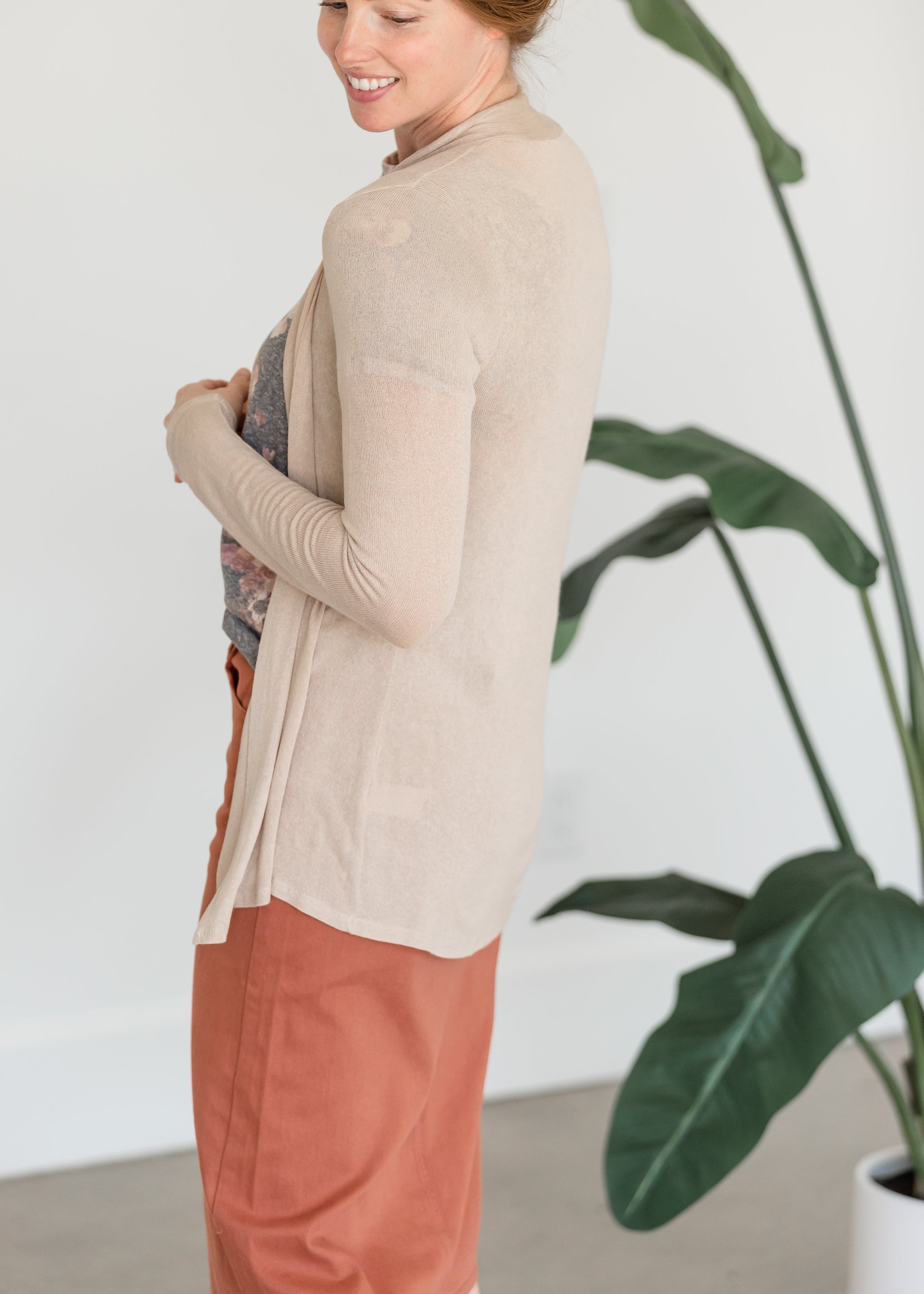 Light Weight Open Front Cardigan FINAL SALE Inherit Co