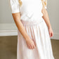 Lilac Watercolor Chiffon Midi Skirt - FINAL SALE Skirts