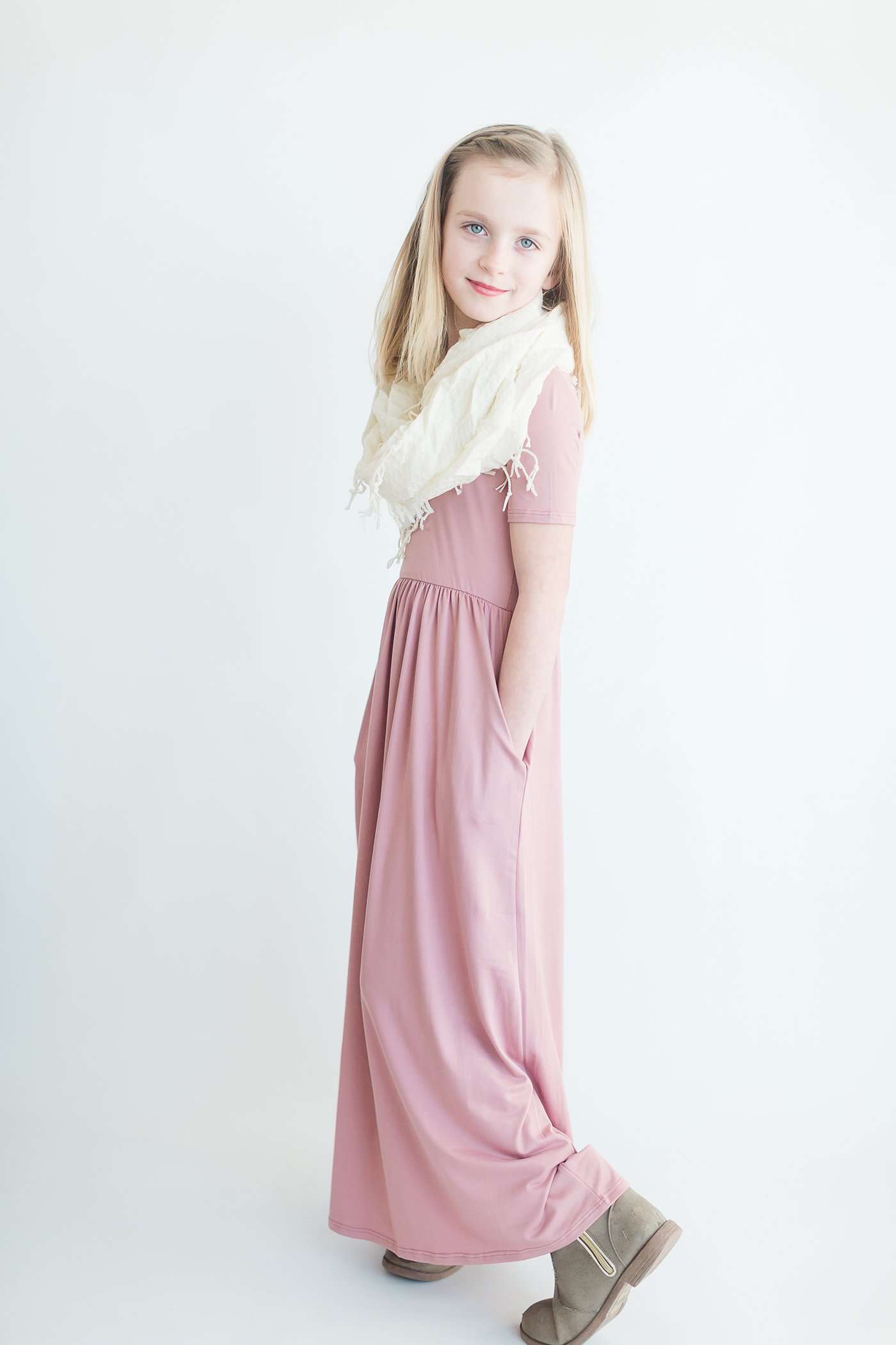 Lily Maxi or Midi Dress - FINAL SALE Dresses Mauve / Long / S