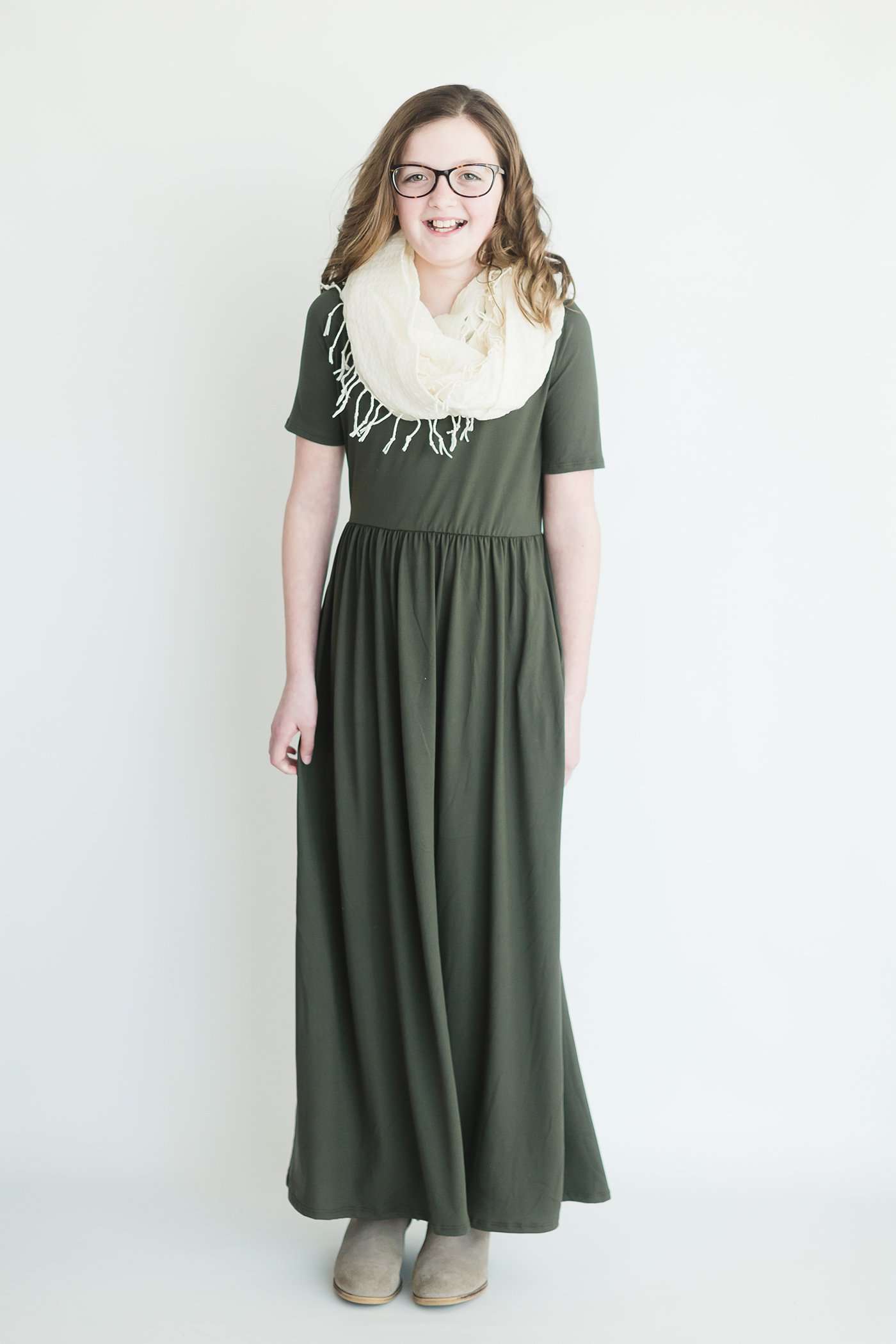 Lily Maxi or Midi Dress - FINAL SALE Dresses Olive / Long / S