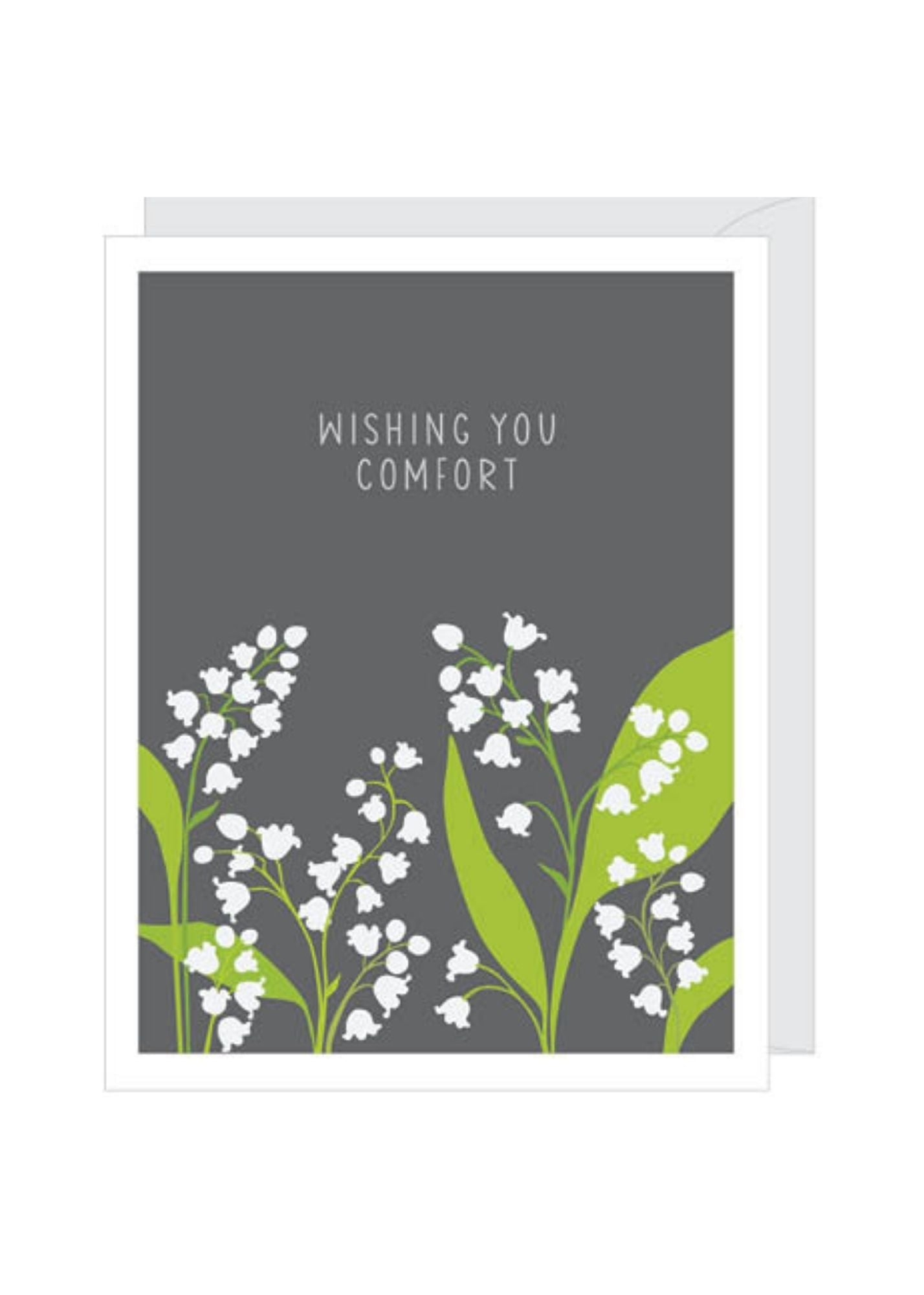 Lily of the Valley Sympathy Card Home & Lifestyle Apartment 2 Cards