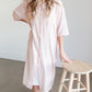 Lina Button Up Pink Collared Dress Dresses Z Supply