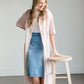 Lina Button Up Pink Collared Dress Dresses Z Supply