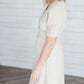 Linen Button Midi Dress Dresses