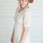 Linen Button Midi Dress Dresses