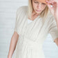 Linen Button Midi Dress Dresses
