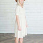 Linen Button Midi Dress Dresses