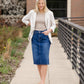 Linen Striped Blazer - FINAL SALE Tops
