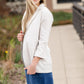 Linen Striped Blazer - FINAL SALE Tops