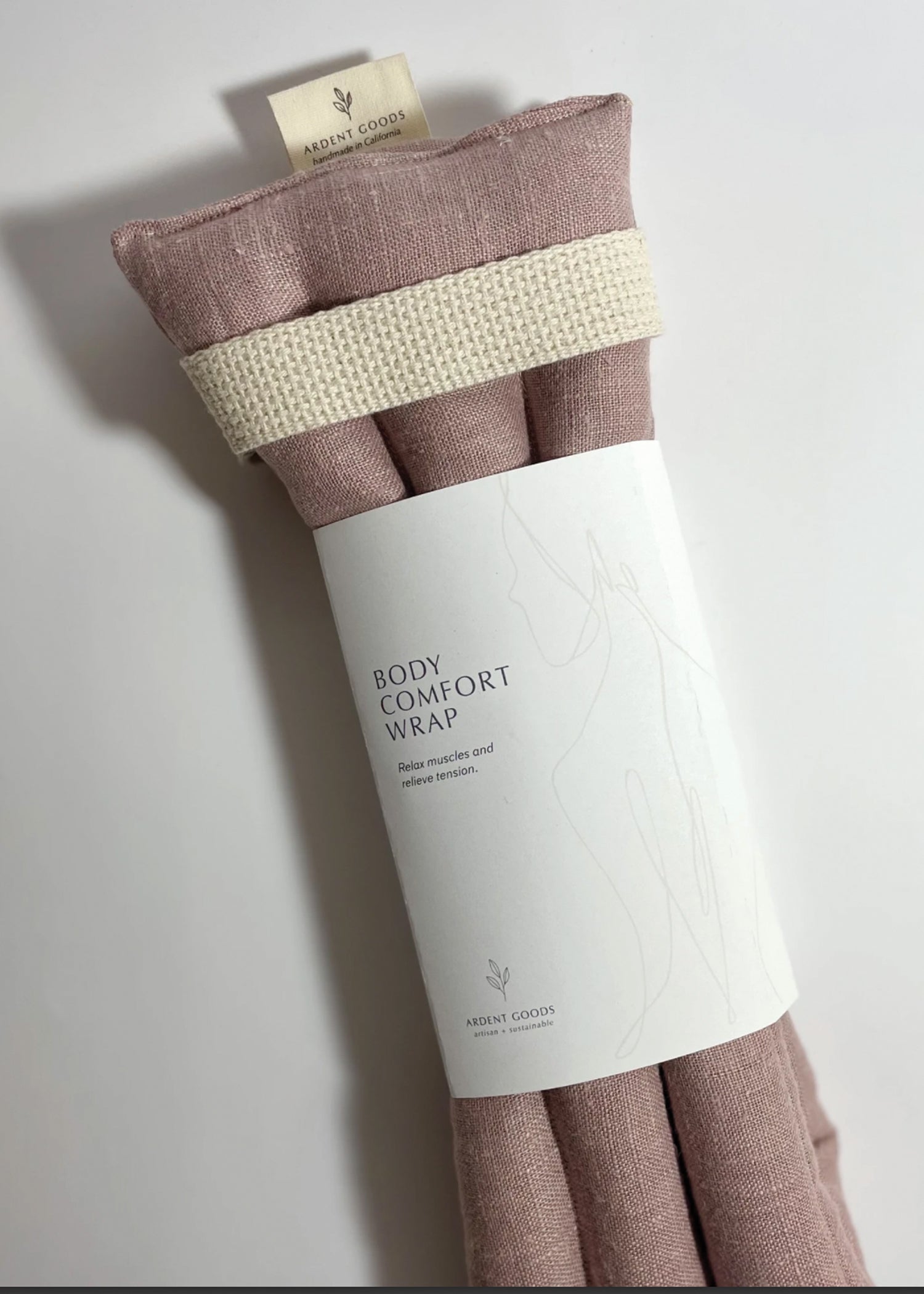 Linen Weighted Body Comfort Wrap - FINAL SALE Home & Lifestyle Pink