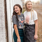 Live Life in Full Bloom Floral Graphic Tee Tops Polagram + BaeVely