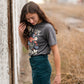 Live Life in Full Bloom Floral Graphic Tee Tops Polagram + BaeVely