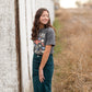 Live Life in Full Bloom Floral Graphic Tee Tops Polagram + BaeVely