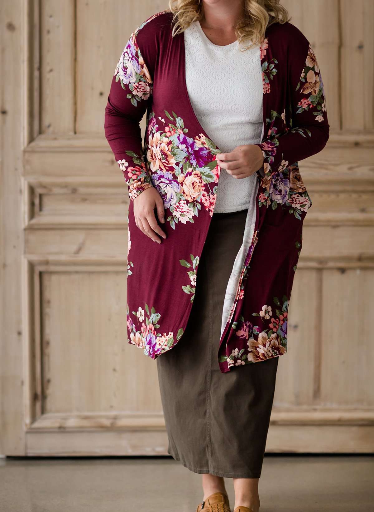 Long Floral Cardigan - FINAL SALE Layering Essentials