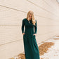 Long Sleeve Buttery Soft Maxi Dress - FINAL SALE Dresses