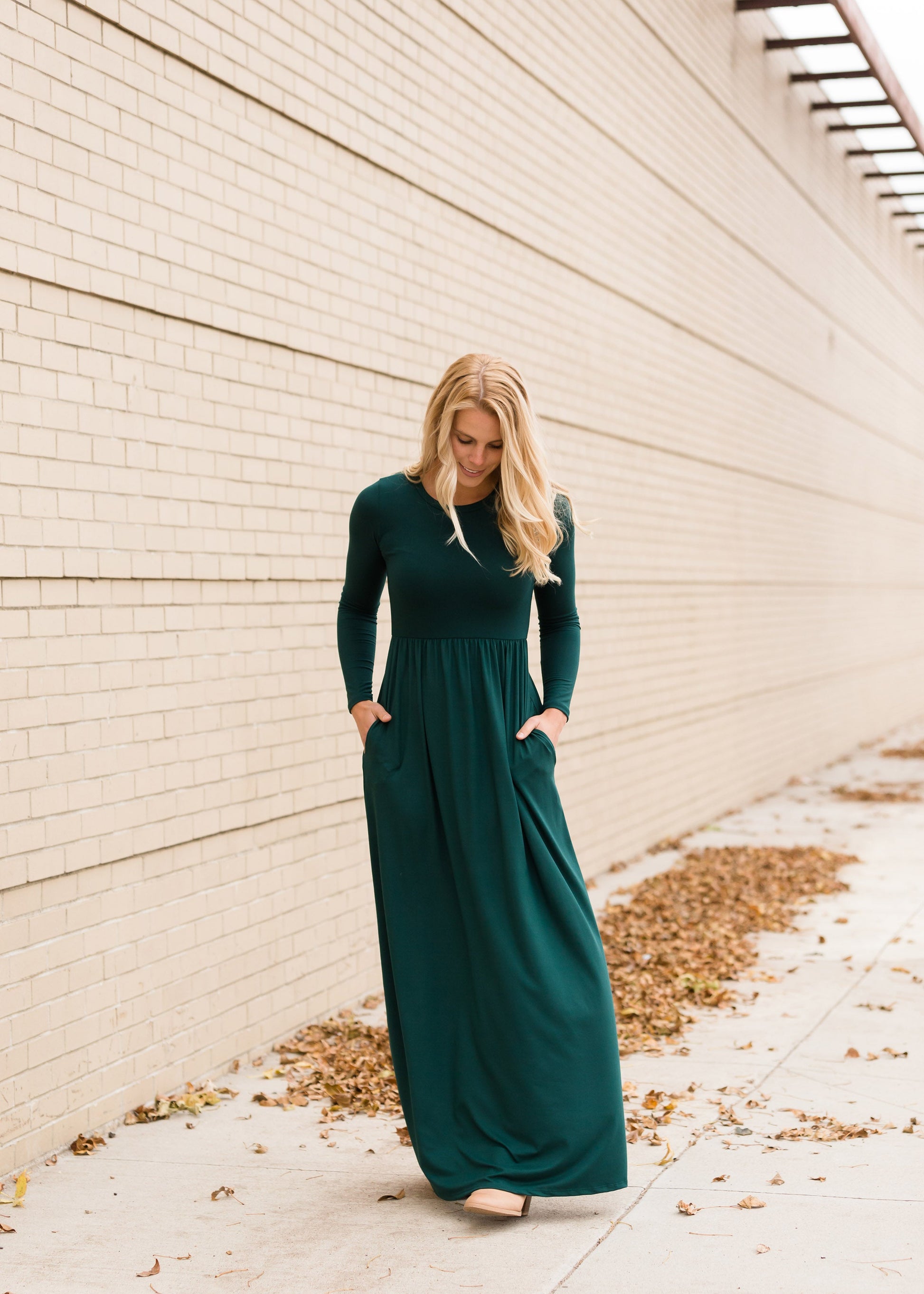 Long Sleeve Buttery Soft Maxi Dress - FINAL SALE Dresses