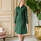 Long Sleeve Button Midi Dress - FINAL SALE Dresses