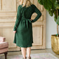 Long Sleeve Button Midi Dress - FINAL SALE Dresses