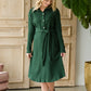 Long Sleeve Button Midi Dress - FINAL SALE Dresses