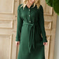 Long Sleeve Button Midi Dress - FINAL SALE Dresses