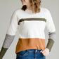 Long Sleeve Colorblock Sweater - FINAL SALE Tops