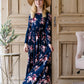 Long Sleeve Floral Maxi Dress - FINAL SALE Dresses