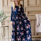 Long Sleeve Floral Maxi Dress - FINAL SALE Dresses