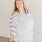 Long Sleeve Gray Top - FINAL SALE Tops