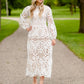 Long Sleeve Lace Maxi Dress Dresses