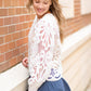 Long Sleeve Lace Top Tops