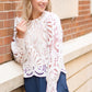 Long Sleeve Lace Top Tops