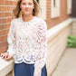 Long Sleeve Lace Top Tops
