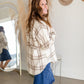 Long Sleeve Plaid Flannel Top Tops By Together