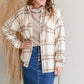 Long Sleeve Plaid Flannel Top Tops By Together
