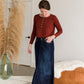 Long Sleeve Shell Button Top - FINAL SALE Tops