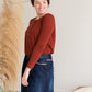 Long Sleeve Shell Button Top - FINAL SALE Tops
